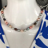 Multicolour Pearl Necklace