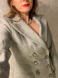 Pre-loved Seventy Grey Wool Overcoat