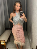 Silver Sequin Disco Top