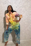 Rainbow Connection Hand Dyed Overalls