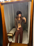 Giancarlo Belluzzi Golden Brown Cardigan