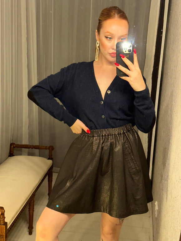Pre-loved NPI Navy Cashmere Cardigan