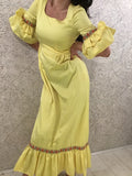 Hello Sunshine! Vintage Maxi-Dress