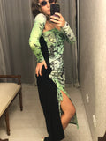 Pre-loved Ehk Green Oriental Mesh Dress