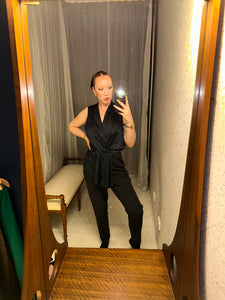 Pre-loved CLASS Italian Navy Black Jumpsuit