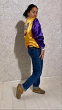 Valerio/ Hawks Gold Bomber Jacket AS IS
