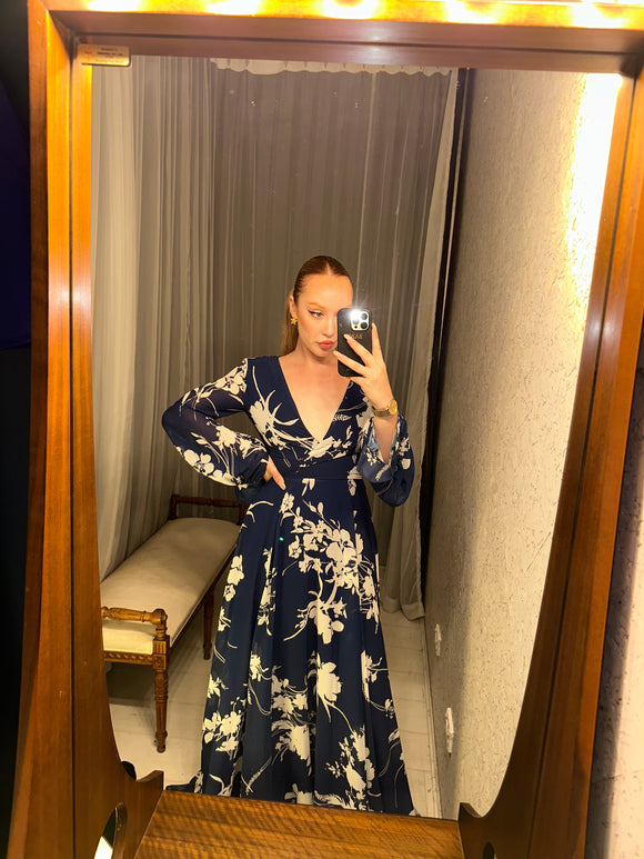 Pre-loved Yumi Kim Blue Floral Maxi-Dress
