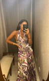 Pre-loved Wayne Cooper Purple Halter Maxi-Dress