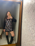 Marnie West Black Sequin Knit Jumper