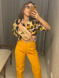 Vintage Secondhand VERSACE Yellow Denim Jeans